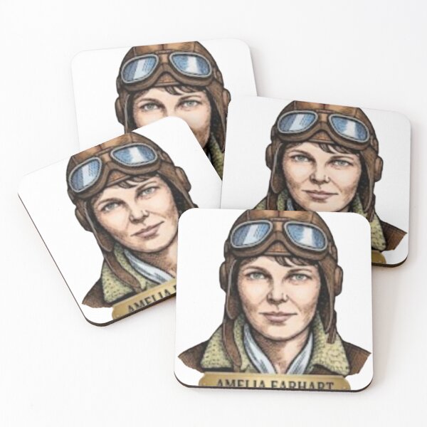 Item preview, Amelia Earhart, Aviator, Feminist Icon designed and sold by ByTabata.