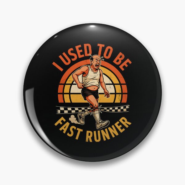 Item preview, I Used to Be Fast Runner Retro Marathon Runner Funny Quote designed and sold by Redgiant87x.