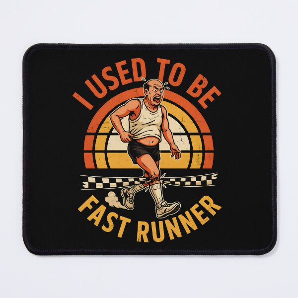 Item preview, I Used to Be Fast Runner Retro Marathon Runner Funny Quote designed and sold by Redgiant87x.