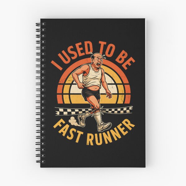 Item preview, I Used to Be Fast Runner Retro Marathon Runner Funny Quote designed and sold by Redgiant87x.