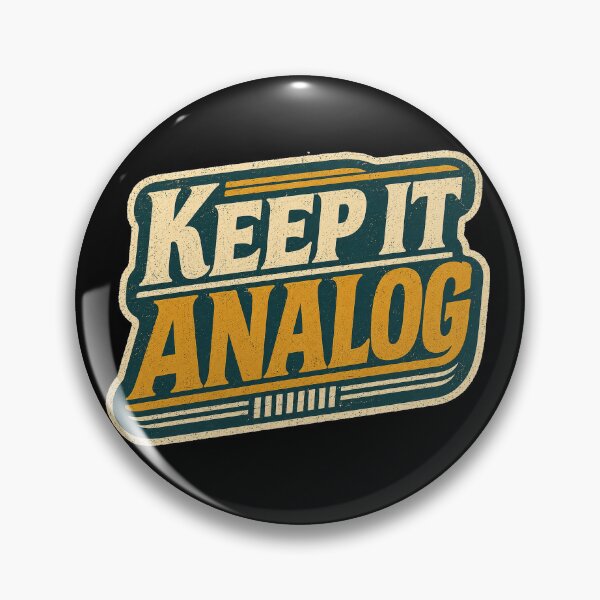 Item preview, Keep It Analog - Vintage Music Typography designed and sold by Golden Era Studio.