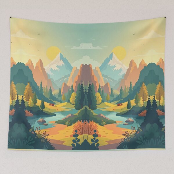 Item preview, Mountain Landscape designed and sold by snoWorkshop.