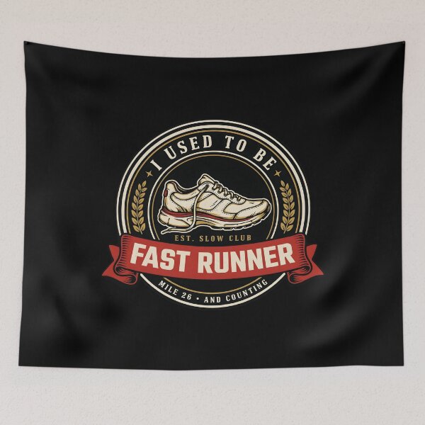 Item preview, I Used to Be Fast Runner Vintage Running Humor for Everyday Runners designed and sold by Redgiant87x.