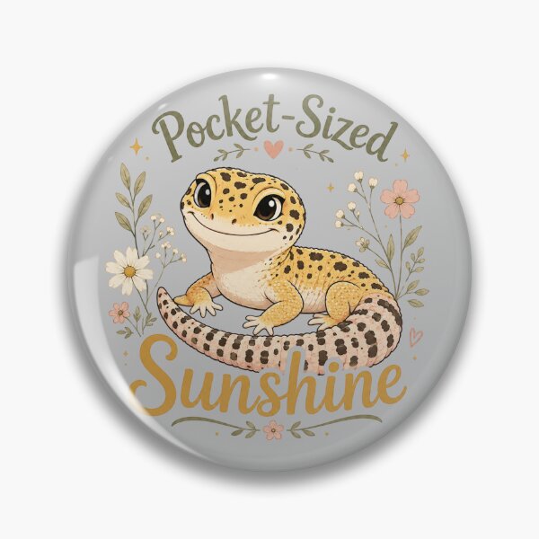 Item preview, Pocket-Sized Sunshine Leopard Gecko designed and sold by Weirdwildco69.