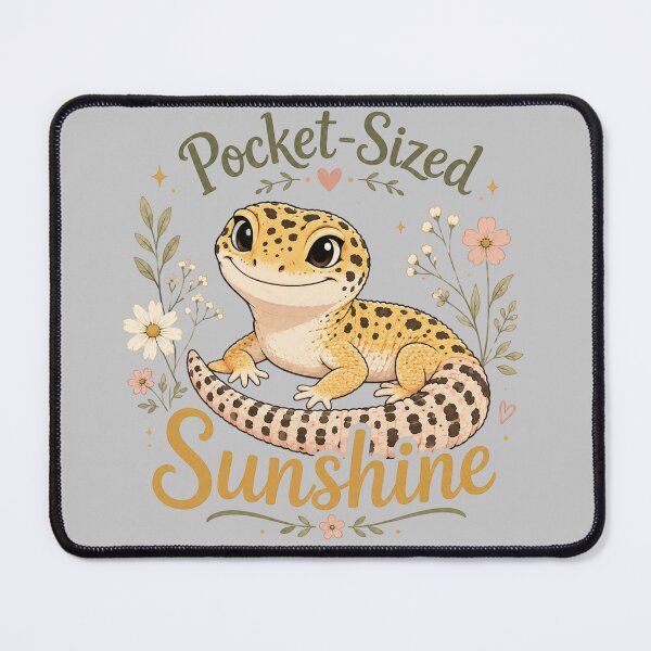 Item preview, Pocket-Sized Sunshine Leopard Gecko designed and sold by Weirdwildco69.