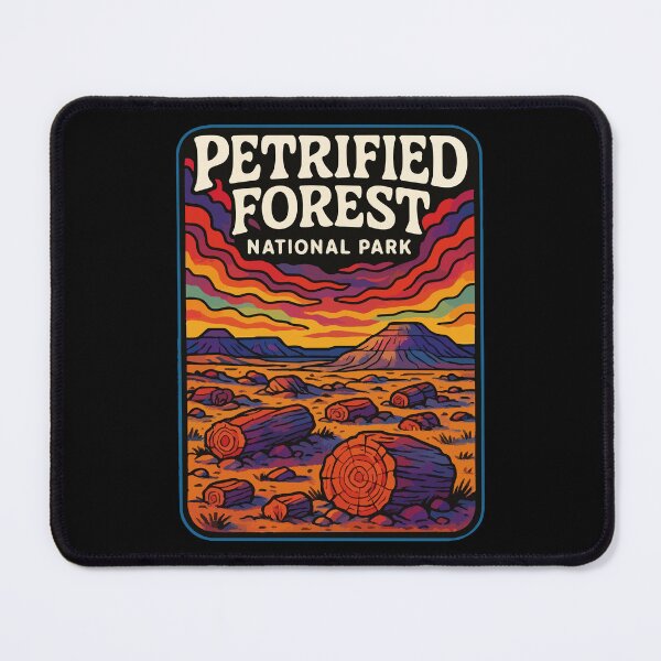 Item preview, Petrified Forest National Park Arizona Trippy Art designed and sold by TomFrontierArt.