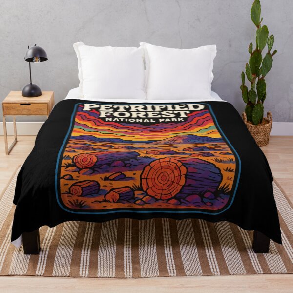 Item preview, Petrified Forest National Park Arizona Trippy Art designed and sold by TomFrontierArt.