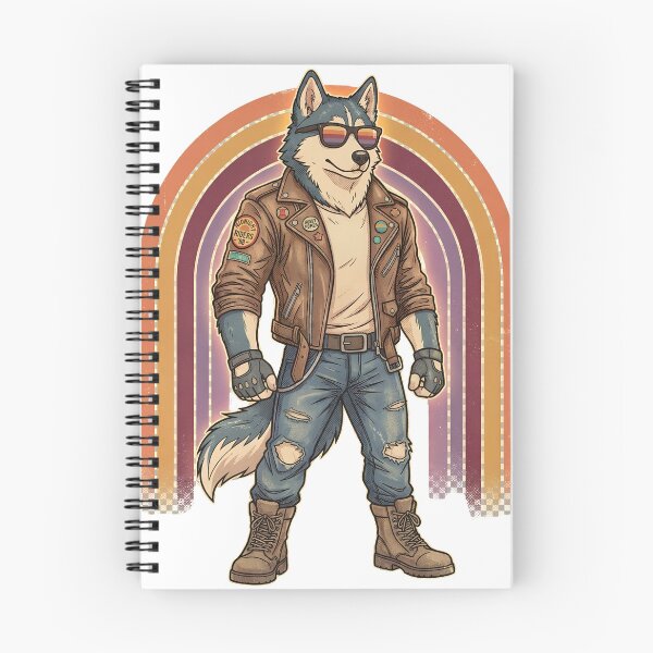 Item preview, Vintage Retro Siberian Husky Street Style Art designed and sold by Presshue.
