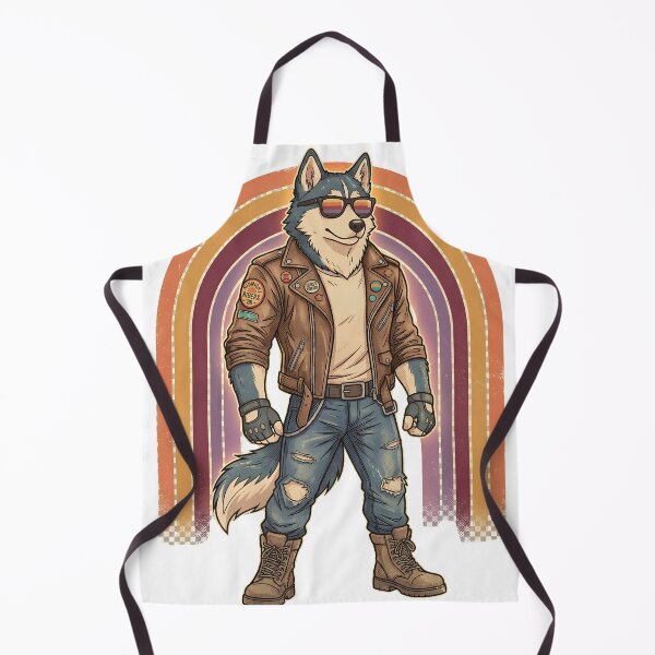 Item preview, Vintage Retro Siberian Husky Street Style Art designed and sold by Presshue.