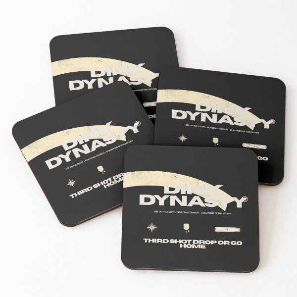 Item preview, Dink Dynasty Pickleball – Third Shot Drop or Go Home designed and sold by GraphicGlowTeesStore.