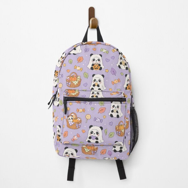 Item preview, Kawaii Panda Ghost Picnic Halloween Pattern designed and sold by Soft Berry Studio.