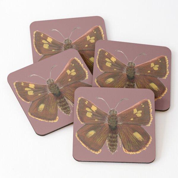 Item preview, Bright Shield Skipper Butterfly designed and sold by Nemcha.Creates.