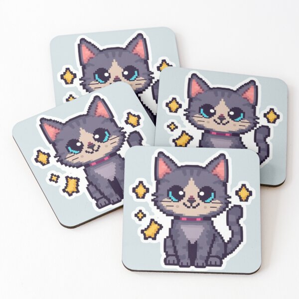 Item preview, Pixel Paws Retro Gaming Sticker designed and sold by Stylestickers55.