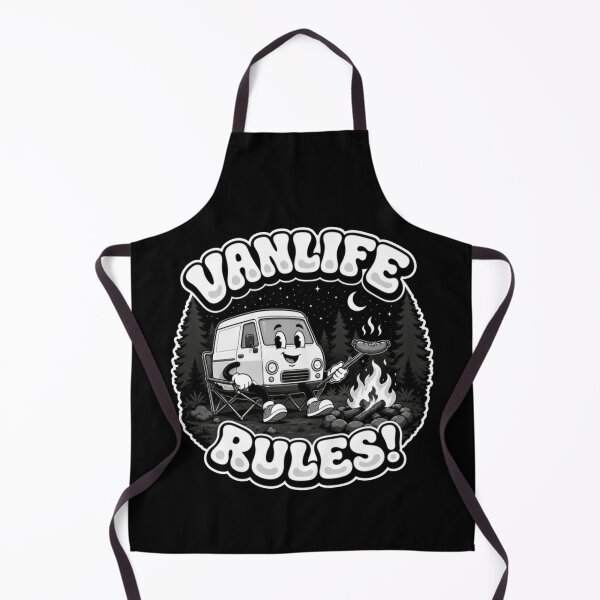 Item preview, Vanlife Rules! Cute Camper Van Character | Retro Camper Conversion & Tiny Home on Wheels Design designed and sold by VANLIFE..