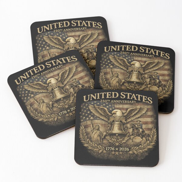Item preview, United States 250th Anniversary Eagle Liberty Bell designed and sold by Worn & Witty.