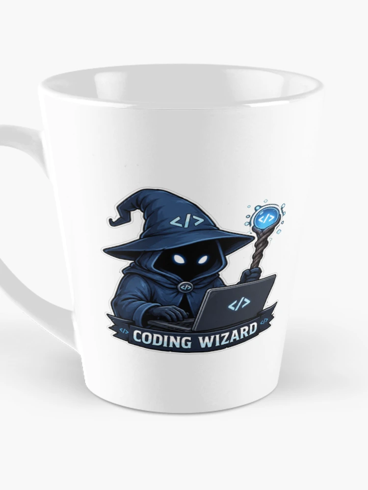 Thumbnail 3 of 4, Coffee Mug, Coding Wizard Developer designed and sold by Owcomm.