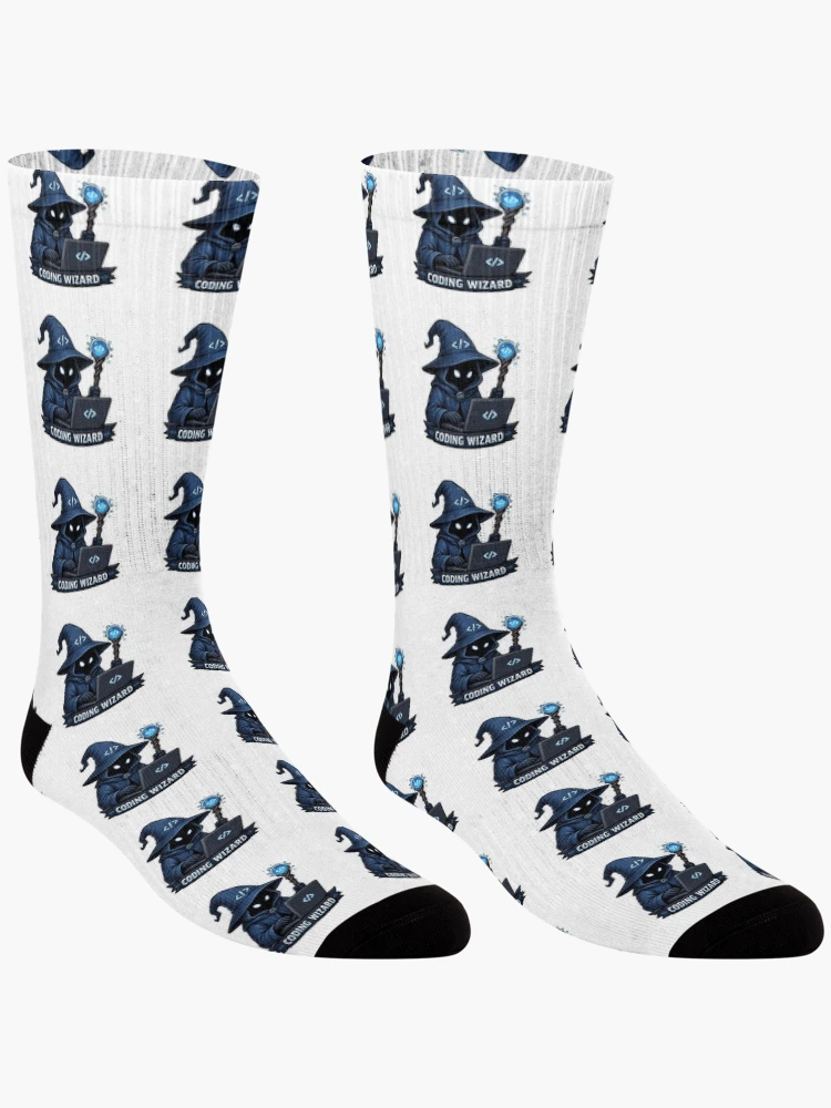 Thumbnail 3 of 5, Socks, Coding Wizard Developer designed and sold by Owcomm.