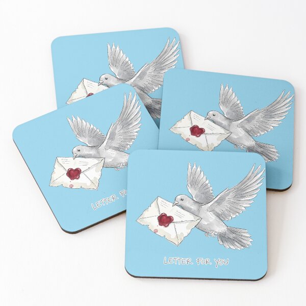 Item preview, Letter For You: Romantic Dove with Love Message Art designed and sold by SoulPT.