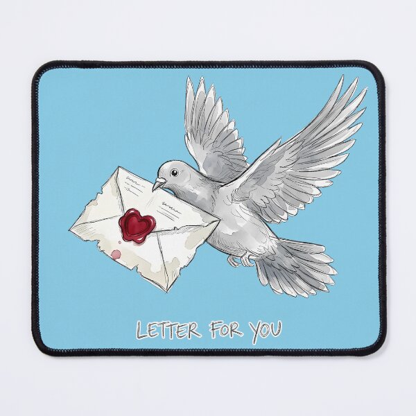 Item preview, Letter For You: Romantic Dove with Love Message Art designed and sold by SoulPT.