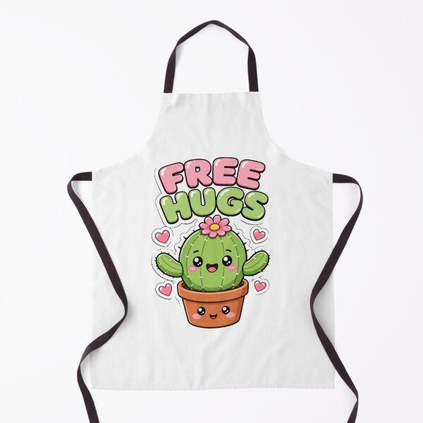 Item preview, Free Hugs Kawaii Cactus Plant Saying designed and sold by BoosterShop.