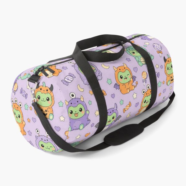 Item preview, Kawaii Frog Little Monster Halloween Pattern designed and sold by Soft Berry Studio.