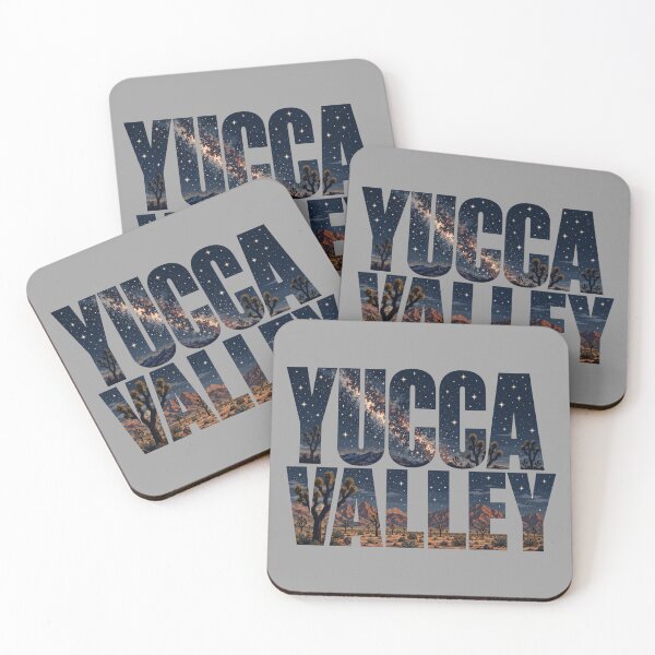 Item preview, Yucca Valley Starry Desert Typography | Joshua Tree Night Sky Art designed and sold by SimplyJasper.