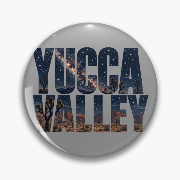 Item preview, Yucca Valley Starry Desert Typography | Joshua Tree Night Sky Art designed and sold by SimplyJasper.