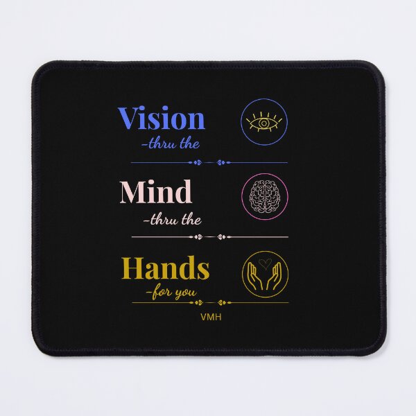 Item preview, Vision Mind Hands | Alignment Creator Typography designed and sold by HOUSE OF VMH.