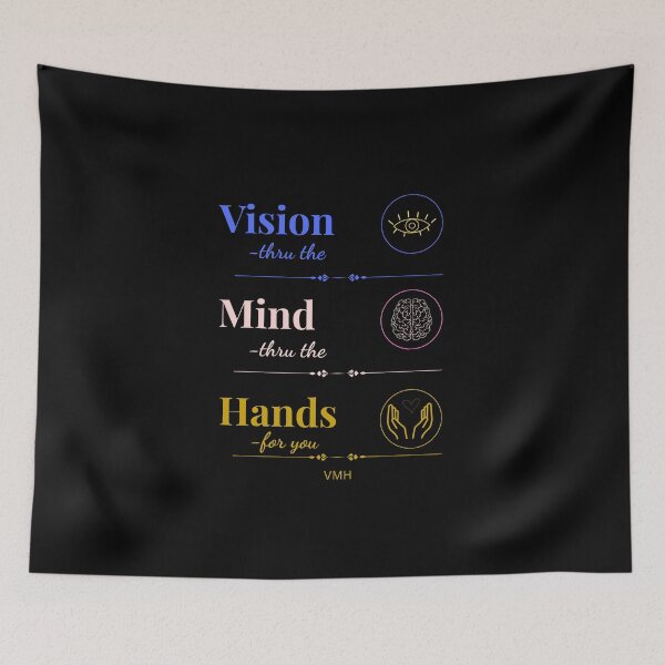 Item preview, Vision Mind Hands | Alignment Creator Typography designed and sold by HOUSE OF VMH.