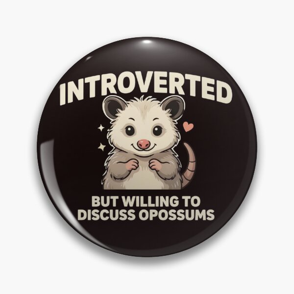 Item preview, Introverted But Willing To Discuss Opossums Funny Animal Meme designed and sold by Malaryk.