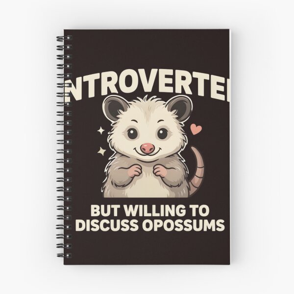 Item preview, Introverted But Willing To Discuss Opossums Funny Animal Meme designed and sold by Malaryk.