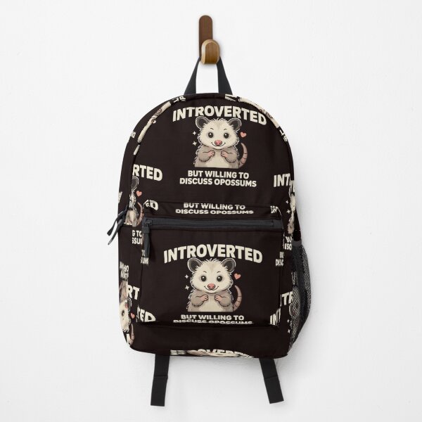 Item preview, Introverted But Willing To Discuss Opossums Funny Animal Meme designed and sold by Malaryk.
