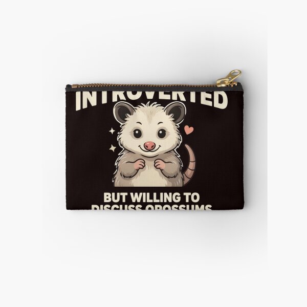 Item preview, Introverted But Willing To Discuss Opossums Funny Animal Meme designed and sold by Malaryk.