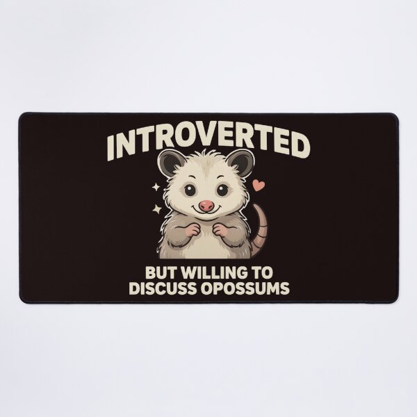 Item preview, Introverted But Willing To Discuss Opossums Funny Animal Meme designed and sold by Malaryk.