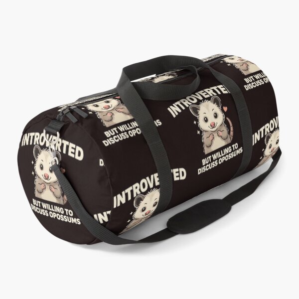 Item preview, Introverted But Willing To Discuss Opossums Funny Animal Meme designed and sold by Malaryk.