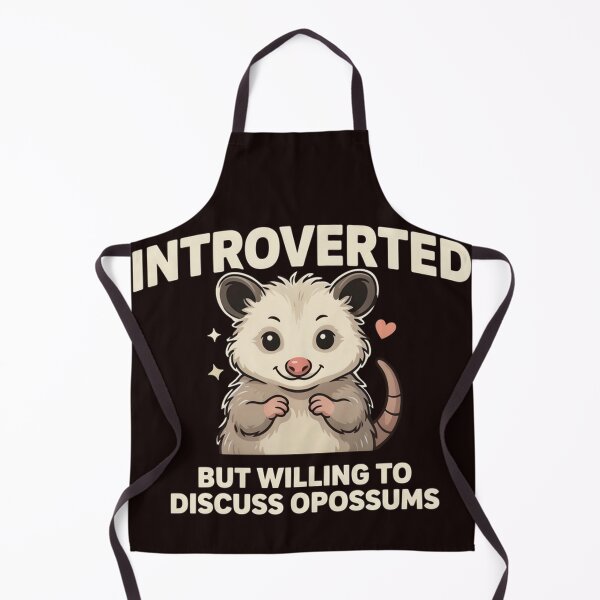 Item preview, Introverted But Willing To Discuss Opossums Funny Animal Meme designed and sold by Malaryk.