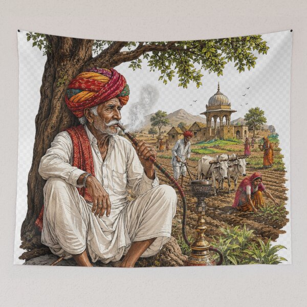 Item preview, Traditional farmer heritage art designed and sold by urbanshop7.