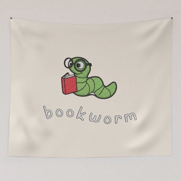 Item preview, Bookworm, Bookish Gifts, Funny book lovers designed and sold by Sprinkle12345.