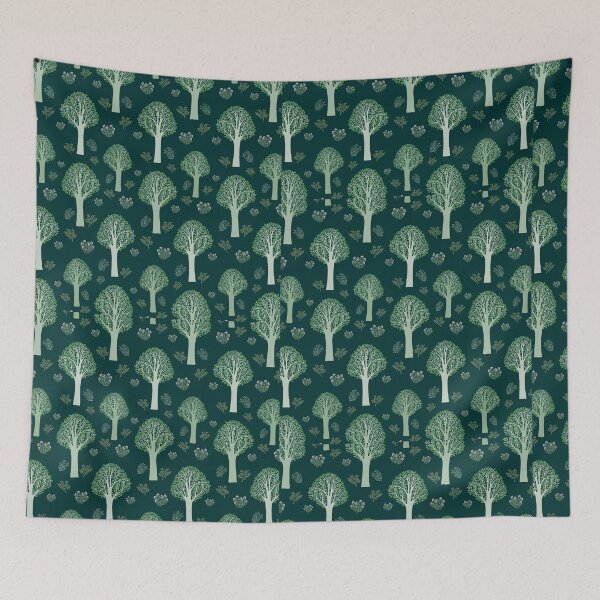 Item preview, Green Tree Pattern designed and sold by Katno66.