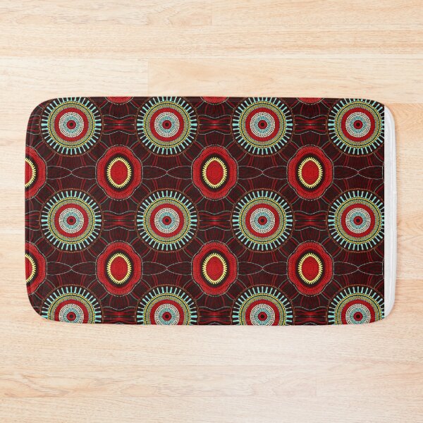 Item preview, Aboriginal Dot Painting Bedding Set Sacred Connections Red designed and sold by AboriginalartVI.