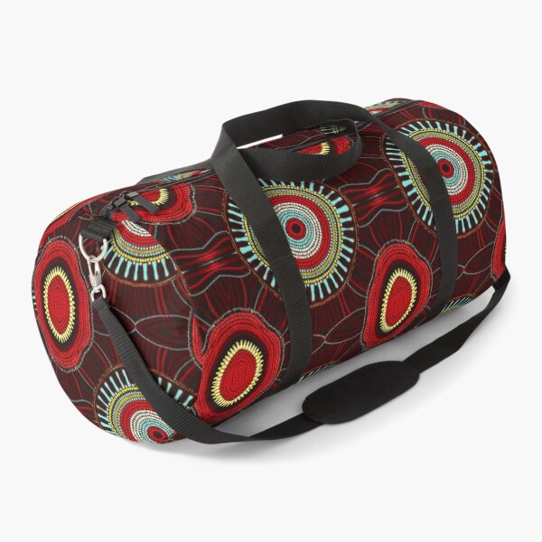 Item preview, Aboriginal Dot Painting Bedding Set Sacred Connections Red designed and sold by AboriginalartVI.