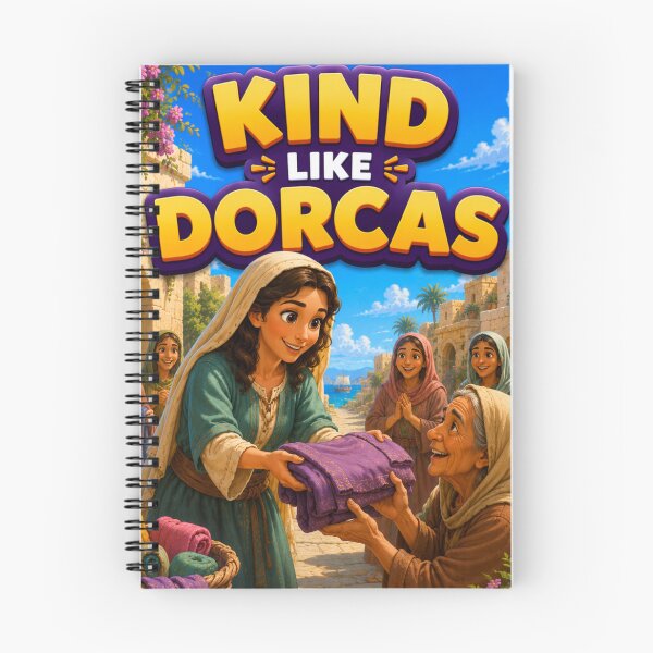 Item preview, Kind Like Dorcas | Christian Kids Bible Hero Cartoon Design designed and sold by Dexters Inspiring Creations.