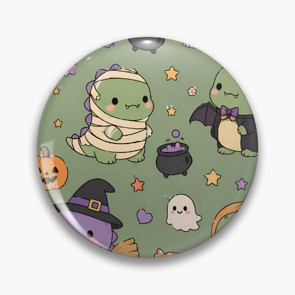 Item preview, Kawaii Little Monster Halloween Pattern designed and sold by Soft Berry Studio.