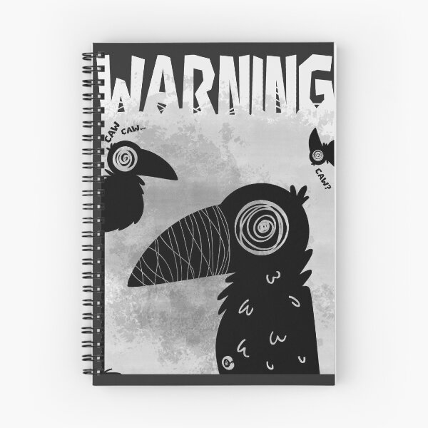 Item preview, Crow Head warning Keep out designed and sold by OddCreatures.