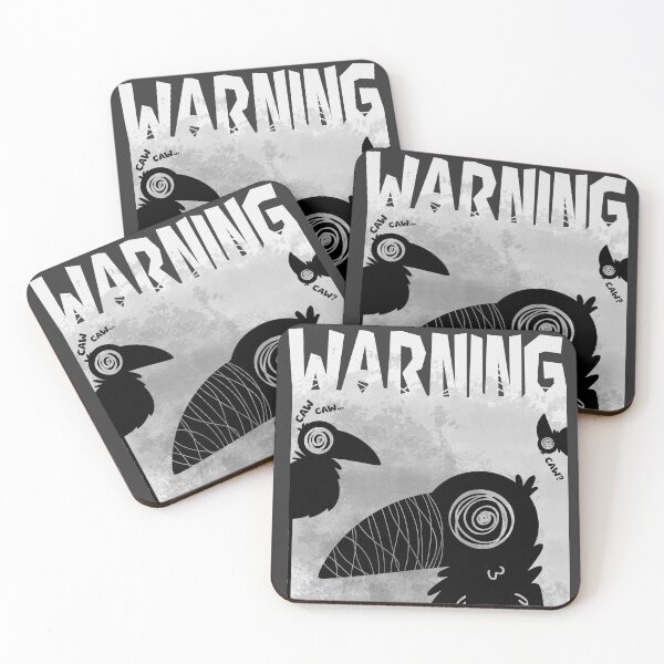 Item preview, Crow Head warning Keep out designed and sold by OddCreatures.
