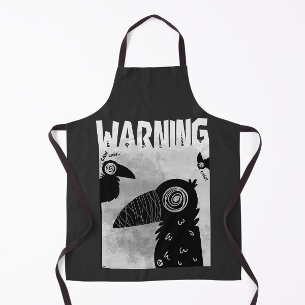 Item preview, Crow Head warning Keep out designed and sold by OddCreatures.