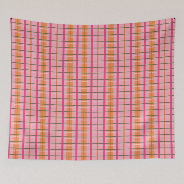 Item preview, Retro Cottagecore Pink, Orange And Green Pattern designed and sold by ellealsopaints.