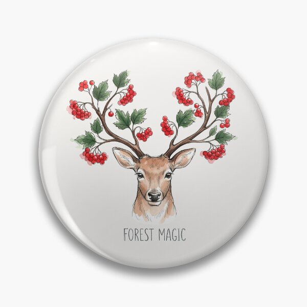 Item preview, Forest Magic: Whimsical Deer with Kalyna Antlers designed and sold by SoulPT.