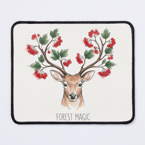 Item preview, Forest Magic: Whimsical Deer with Kalyna Antlers designed and sold by SoulPT.
