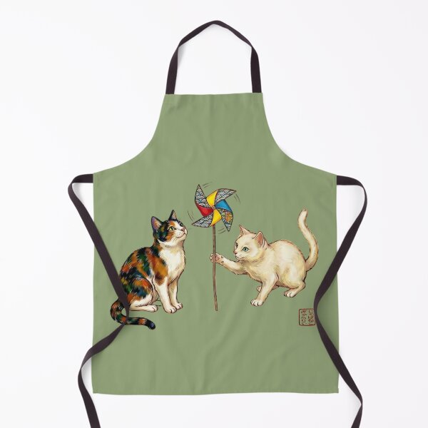 Item preview, Cute Japanese Edo Cats and Retro Pinwheel designed and sold by JapanekoGallery.